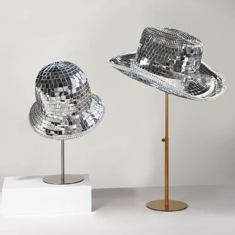 Silver Disco Cowboy Hat
